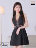 画像25: XSサイズあり【ROBE de FLEURS Glossy/ローブ・ド・フルール グロッシー】ノースリーブ/ バストオープン/ パイピング/ フレア/ ワンピース/ ミニドレス/ キャバドレス[OF2]