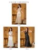 画像15: Lサイズあり【ROBE de FLEURS Glossy/ローブ・ド・フルール グロッシー】ノースリーブ/ バストカット/ シアー/ ロング/ キャバドレスlong[OF2]