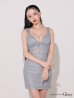 画像11: XSサイズあり【ROBE de FLEURS Glossy/ローブ・ド・フルール グロッシー】ノースリーブ/ ウエストカット/ スパンコール/ ラメニット/ タイト/ ミニドレス/ キャバドレス[OF2]