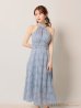 画像9: Lサイズあり【DEA.by ROBE de FLEURS/ディアバイローブドフルール】ホルターネック/ バックリボン/ レース/ フレア/ ワンピース/ ミモレ丈/ ミディアムドレス/ キャバドレス long[OF2]