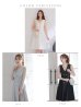 画像15: Lサイズあり【DEA. by ROBE de FLEURS/ディアバイローブドフルール】トレンチ/ ツイード/ ノースリーブ/ 膝丈/ Aライン/ フレア/ ワンピース/ ミディアムドレス/ キャバドレス[OF2]