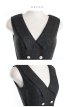 画像13: Lサイズあり【DEA. by ROBE de FLEURS/ディアバイローブドフルール】トレンチ/ ツイード/ ノースリーブ/ 膝丈/ Aライン/ フレア/ ワンピース/ ミディアムドレス/ キャバドレス[OF2]