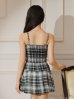 画像9: XSサイズあり【ROBE de FLEURS/ローブドフルール】ラメツイード/ プリーツスカート/ キャミソール/ セットアップ/ フレア/ ミニドレス/ キャバドレス[OF2]