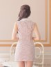 画像12: XSサイズあり【ROBE de FLEURS/ローブドフルール】ニットツイード/ フラワーカラー/ 襟つき/ 台形スカート/ Aライン/ ワンピース/ ミニドレス/ キャバドレス[OF2]