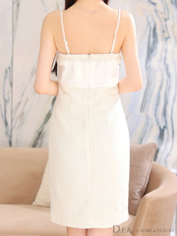 画像7: 【DEA./ディア】スプリングツイード/ デニムスプリングツイード/ キャミソール/ タイト/ ミニドレス/ キャバドレス【OF08】