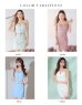 画像15: XSサイズあり【ROBE de FLEURS Glossy/ローブ・ド・フルール グロッシー】ジッパー/ シンプル/ ワンカラー/ バックルベルト/ セットアップ/ キャミソール/ タイト/ ミニドレス/ キャバドレス[OF2]