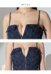 画像25: XSサイズあり【ROBE de FLEURS Glossy/ローブ・ド・フルール グロッシー】センタージップ/ デニム/ セットアップ/ キャミソール/ タイト/ ミニドレス/ キャバドレス[OF2]