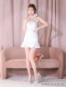 画像23: XSサイズあり【ROBE de FLEURS/ローブドフルール】オーガンジー/ リボンチョーカー/ アイドル/ セットアップ/ ミニドレス/ キャバドレス[OF2]