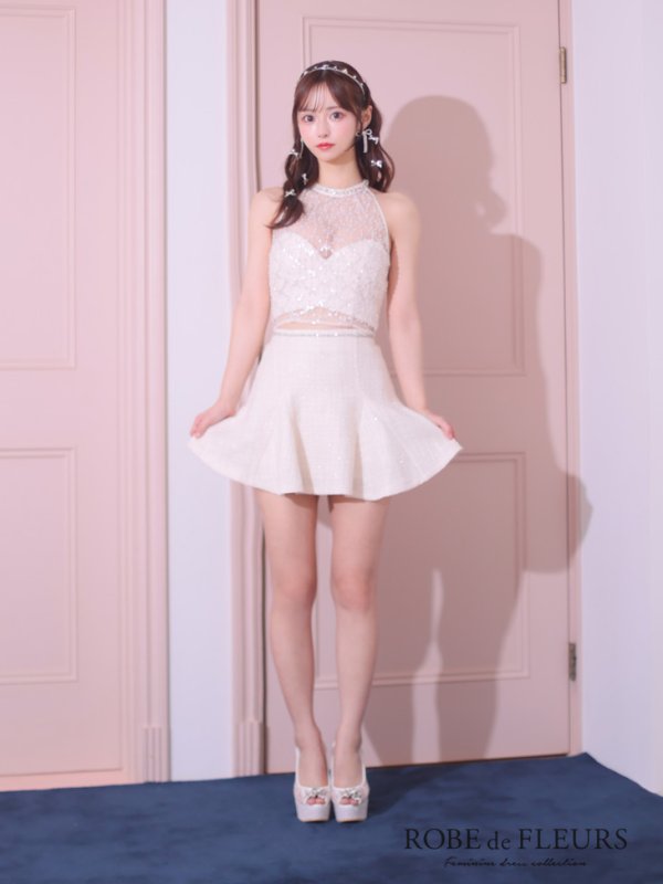 アイボリー モデル:にじほ 身長:160cm:Sサイズ
