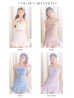 画像15: XSサイズあり【ROBE de FLEURS/ローブドフルール】フラワーチュール/ バストフリル/ セットアップ/ フレア/ ミニドレス/ キャバドレス[OF2]