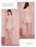 画像9: XSサイズあり【ROBE de FLEURS/ローブドフルール】バストビジュー/ ギャザー/ リッチ/ セットアップ/ ミニドレス/ キャバドレス[OF2]