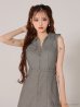 チャコールグレー モデル：みみ　身長：162cm　着用サイズ：Sサイズ