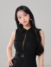 ブラック モデル：まおちゃる　身長：158cm　着用サイズ：Sサイズ