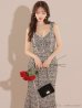 画像9: Lサイズあり【DEA. by ROBE de FLEURS/ディアバイローブドフルール】マーメイド/ ツイード/ ノースリーブ/ セットアップ/ ミディアムドレス/ キャバドレス[OF2]