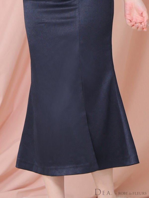 画像20: Lサイズあり【DEA./ディア】フロントボタン/ ノースリーブ/ シンプル/ サテン/ ロングドレス/ キャバドレス long[OF08]