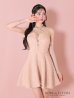 画像8: XSサイズあり【ROBE de FLEURS/ローブドフルール】ビジュー/ ホルターネック/ ツイード/ フレア/ ミニドレス/ キャバドレス[OF2]
