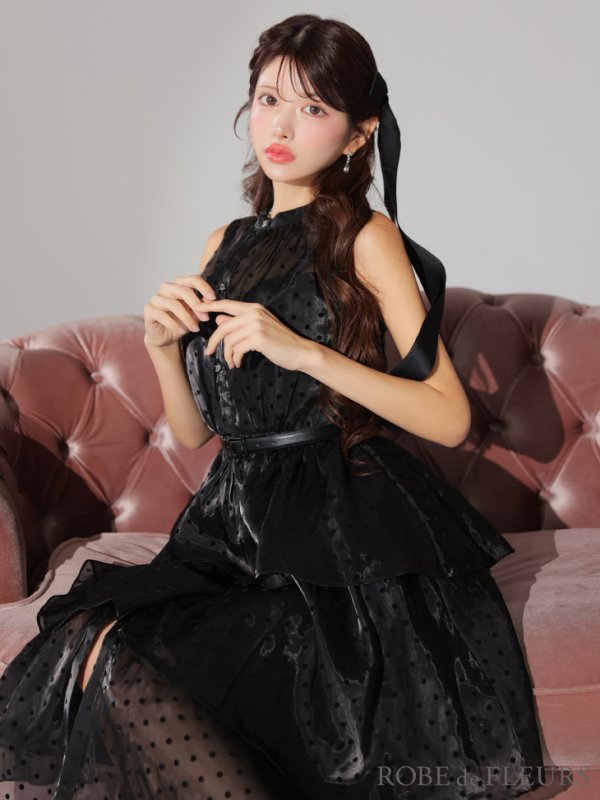 ブラック モデル:まりん 身長:164cm 着用サイズ:Sサイズ