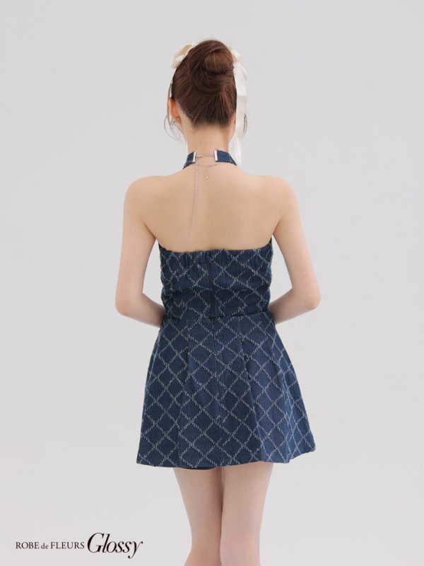 ネイビー モデル:ももか 身長:156cm 着用サイズ:Sサイズ