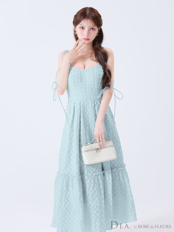 ブルー モデル:ももか 身長:156cm 着用サイズ:Sサイズ