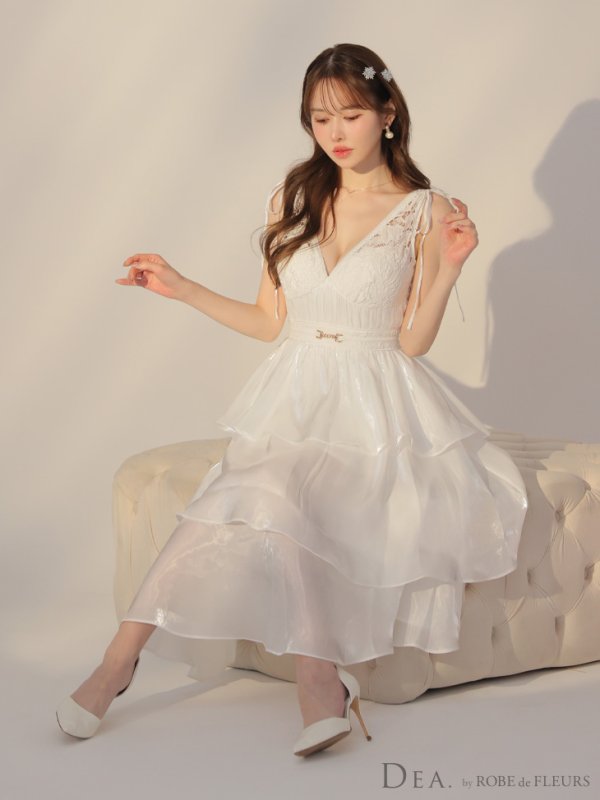 ホワイト モデル:ゆめ 身長:160cm 着用サイズ:Sサイズ