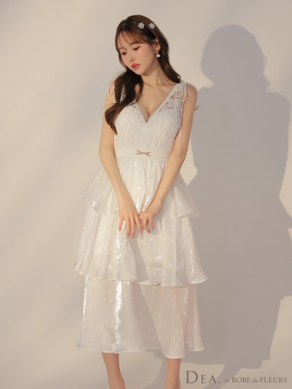 ホワイト モデル:ゆめ 身長:160cm 着用サイズ:Sサイズ