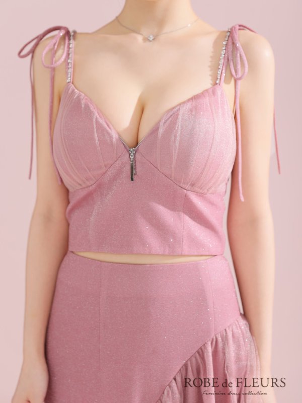 ピンク モデル:ももか 身長:156cm 着用サイズ:Sサイズ