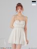 ホワイト モデル：らいか　身長：163cm　着用サイズ：Sサイズ