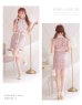 画像28: XSサイズあり【ROBE de FLEURS/ローブドフルール】襟付きリボン/ フラワーレース/ タイト/ ショートスリーブ/ ミニドレス/ キャバドレス[OF2]