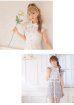 画像11: XSサイズあり【ROBE de FLEURS/ローブドフルール】襟付きリボン/ フラワーレース/ タイト/ ショートスリーブ/ ミニドレス/ キャバドレス[OF2]