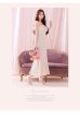 画像8: Lサイズあり【DEA. by ROBE de FLEURS/ディアバイローブドフルール】肩紐リボン/ ニットツイード/ マーメイド/ ミディアムドレス/ キャバドレス[OF2]