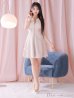 画像5: Lサイズあり【DEA.by ROBE de FLEURS/ディアバイローブドフルール】サイドレース/ ノースリーブ/ フロントジップ/ フレア/ ミニドレス/ キャバドレス[OF2]