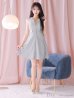 画像6: Lサイズあり【DEA.by ROBE de FLEURS/ディアバイローブドフルール】サイドレース/ ノースリーブ/ フロントジップ/ フレア/ ミニドレス/ キャバドレス[OF2]