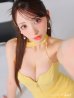 画像12: XSサイズあり【ROBE de FLEURS Glossy/ローブ・ド・フルール グロッシー】バックリボン/ チェーン/ チョーカー/ ノースリーブ/ フロントジップ/ タイト/ セットアップ/ ミニドレス/ キャバドレス[OF2]