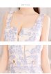 画像13: Lサイズあり【DEA. by ROBE de FLEURS/ディアバイローブドフルール】ジャガード/ バストジッパー/ フレア/ ロング/ ミディアムドレス/ キャバドレス[OF2]