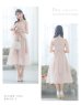 画像12: Lサイズあり【DEA.by ROBE de FLEURS/ディアバイローブドフルール】バストベルト/ チェック/ オーガンジー/ ノースリーブ/ フレア/ ミディアムドレス/ キャバドレス[OF2]