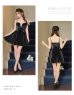 画像17: XSサイズあり【ROBE de FLEURS/ローブドフルール】ストーン付き/ ベロア/ ウエストビジュー/ キャミソール/ フレア/ ミニドレス/ キャバドレス[OF2]