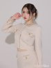 画像20: Lサイズあり【ROBE de FLEURS Glossy/ローブ・ド・フルール グロッシー】ロングスリーブ/ ツイード/ ジャケット/ セットアップ/ フレア/ ミニドレス/ キャバドレス[OF2]