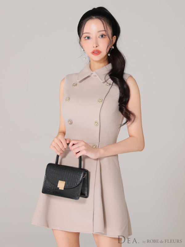 サンドベージュ モデル:まおちゃる 身長:158cm 着用サイズ:Sサイズ