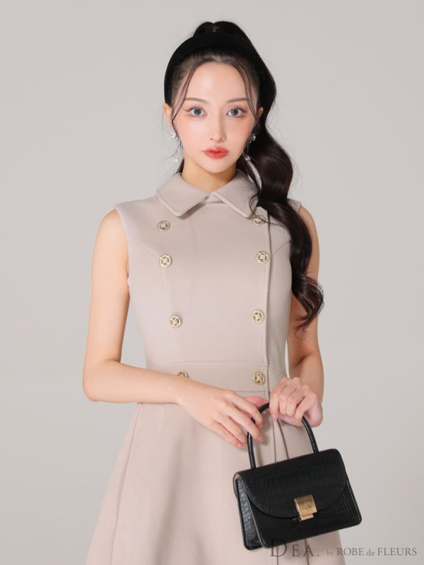 サンドベージュ モデル:まおちゃる 身長:158cm 着用サイズ:Sサイズ