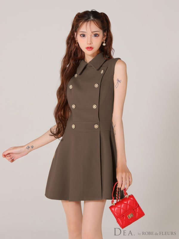 ココアブラウン モデル:みみ 身長:162cm 着用サイズ:Sサイズ