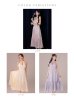 画像17: XS-Lサイズあり【DEA./ディア】2way/ バストカット/ サテンリボン/ フレア/ ワンピース/ ミモレ丈/ ミディアムドレス/ キャバドレス long[OF2]【一部予約商品/7月上旬発送予定】