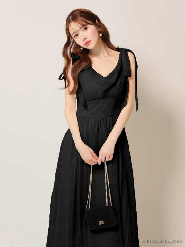 ブラック モデル:ゆめ 身長:160cm 着用サイズ:Sサイズ