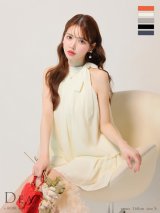 XSサイズあり【DEA.by ROBE de FLEURS/ディアバイローブドフルール】サテン/ シフォン/ フレア/ セットアップ/ ミニドレス/ キャバドレス[OF2]【一部予約商品/5月下旬発送予定】