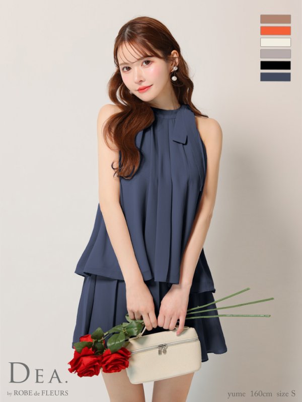 ブルー モデル:ゆめ 身長:160cm:Sサイズ