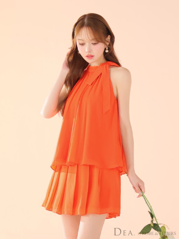 オレンジ モデル:ゆめ 身長:160cm:Sサイズ