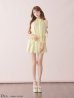イエロー　モデル：まみ　身長：161cm　着用サイズ：Sサイズ