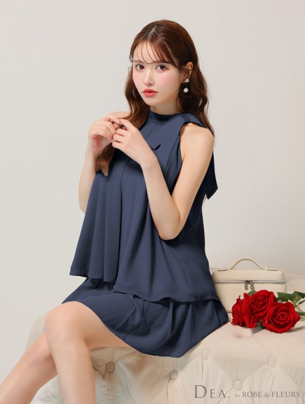 ブルー モデル:ゆめ 身長:160cm:Sサイズ