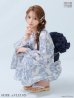 ブルー モデル：まみ　身長：161cm　着用サイズ：Fサイズ