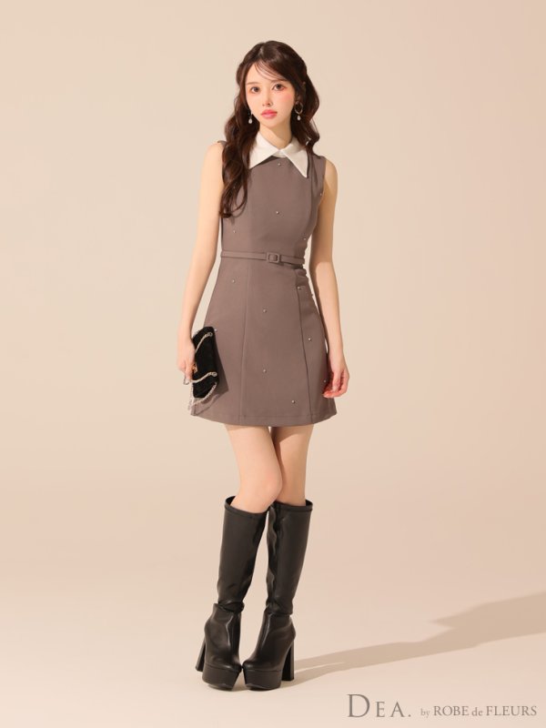 グレー モデル:ゆめ 身長:160cm 着用サイズ:Sサイズ