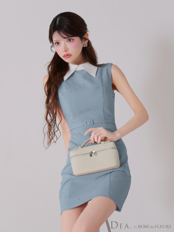 ブルー モデル:まりん 身長:164cm 着用サイズ:Sサイズ